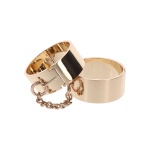 Image of Taboom Elegant Rose Gold Metal Slave Handcuffs