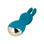 Image of the Amaze Me vibrator by CalExotics, a bunny-shaped mini vibrator in Aqua colour.