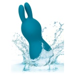 Image of the Amaze Me vibrator by CalExotics, a bunny-shaped mini vibrator in Aqua colour.