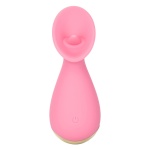 Image du Vibromasseur Tickle Me Mini par CalExotics, en silicone rose, résistant à l'eau et rechargeable