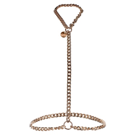 Taboom Dona harness, sexy erotic accessory in rose gold