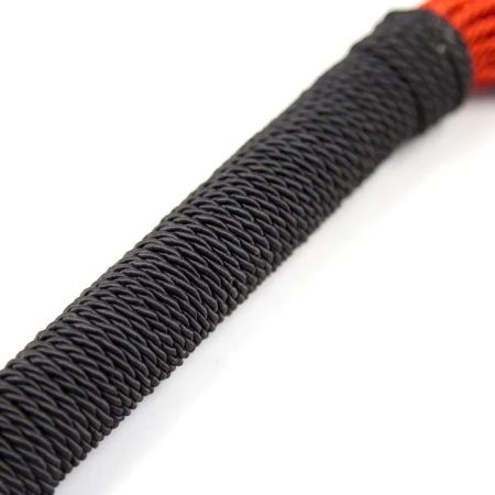 Red and black rope swift for BDSM