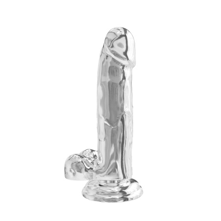 Image of TOYJOY 7" Translucent Dildo with Realistic Veins