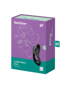 Image de l'Anneau Vibrant Satisfyer Legendary Duo Ring pour Pénis et Testicules