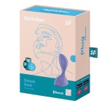 Image of the SATISFYER Trendsetter Connected Anal Vibration Plug Purple