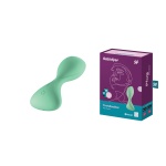 Image of the SATISFYER Connected Anal Vibrating Plug - Light Green