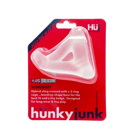 Product image Slingshot Teardrop Cocksling by Hunkyjunk, transparent with an innovative design