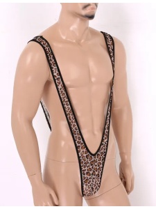 Image of the Black Label Leopard Print Strapless Bodysuit