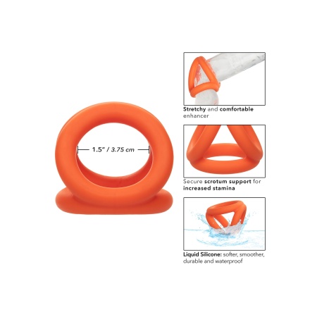 Product image Cockring Silicone Alpha Tri-Ring by CalExotics