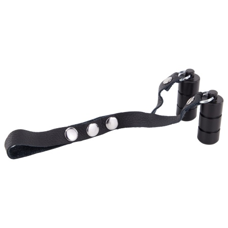 Ball Stretcher in top quality leather, colour black