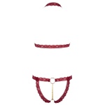Image de l'ensemble de lingerie sexy Cottelli en rouge