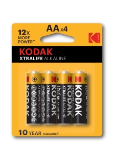Kodak XTRALIFE Alk AA 20x4 batteries for BDSM & Fetish accessories