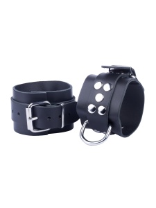 BDSM leather handcuffs The Red