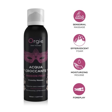 Immagine del prodotto ORGIE Acqua Croccante Olio per massaggi al frutto della passione 150ml