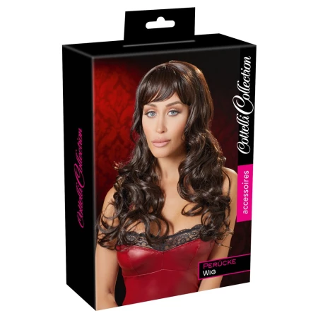 Image of the Long Chestnut Wig by Cottelli Accessories
