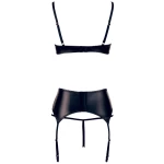 Femme portant l'Ensemble Lingerie Sexy Cottelli Noir
