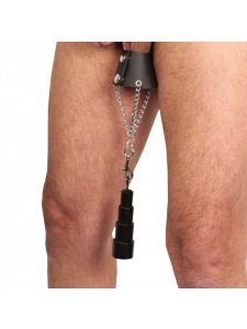 Immagine del set di pesi a sospensione regolabile Red, l'accessorio BDSM ideale per variare l'intensità del peso.