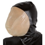 Schwarze Latex-Vakuum-Maske LATE X für Fetisch-Sensationen