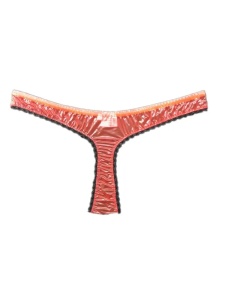 Image of PVC Lace G-String Panties, sexy lingerie for men