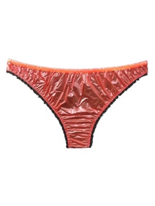 Image of PVC Lace G-String Panties, sexy lingerie for men