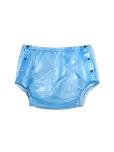 Fetish Diaper Panties - BDSM Unisex blue plastic