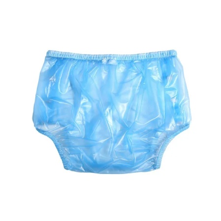 Fetish Diaper Panties - BDSM Unisex blue plastic