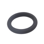 soft black cockring