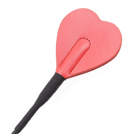 black/red riding crop