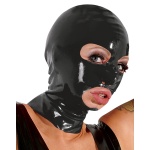 schwarze Latexmaske