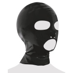 schwarze Latexmaske