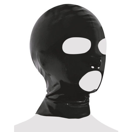 masque en latex noir