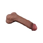 Silikondildo braun