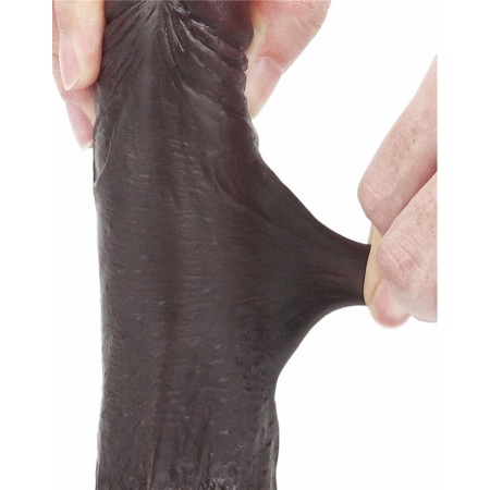 LoveToy Realistischer Dildo schwarz