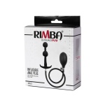 inflatable anal plug double ball Rimba black