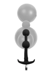 plug anal gonflable double ballon Rimba noir
