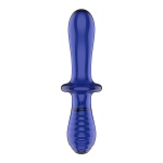 Dildo doppio blu satinato Satisfyer