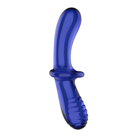 Dildo doppio blu satinato Satisfyer