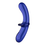 Dildo doppio blu satinato Satisfyer