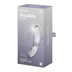 Satisfyer Double Crystal Gode en Verre