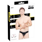 Black vinyl briefs size S