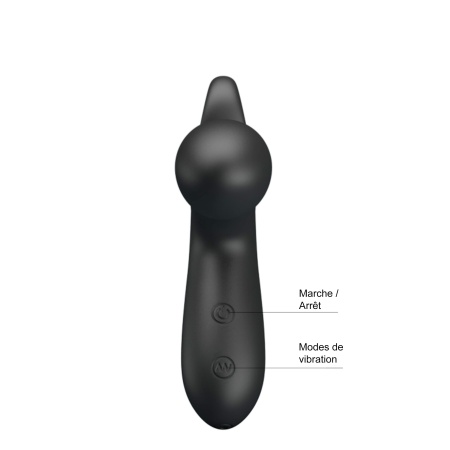 Pretty Love Barrack Prostate Stimulator Black