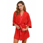 Kimono Résille Satin Sexy