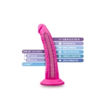 Bold Jack Dildo 7 pouces rose