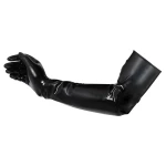 Lange Latexhandschuhe sexy schwarz