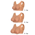 Haut Poitrine Silicone D-Cup