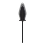 plug anale in silicone gonfiabile nero