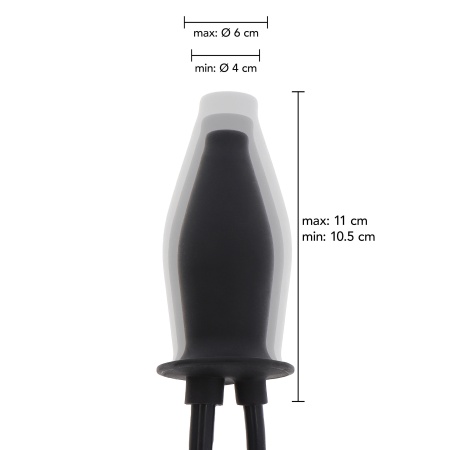 Plug lubrificante eiaculatore gonfiabile