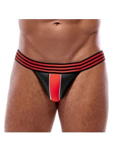 Sexy black neoprene jockstrap