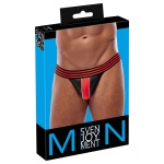 Sexy black neoprene jockstrap