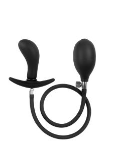 plug anal gonflable incurvé noir